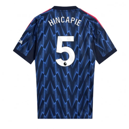 Arsenal Piero Hincapie #5 Bortatröja 2025-26 Kortärmad Arsenal Piero Hincapie #5 Bortatröja 2025-26 Kortärmad